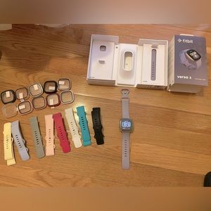 FitBit Versa 3 Watch and Accessories